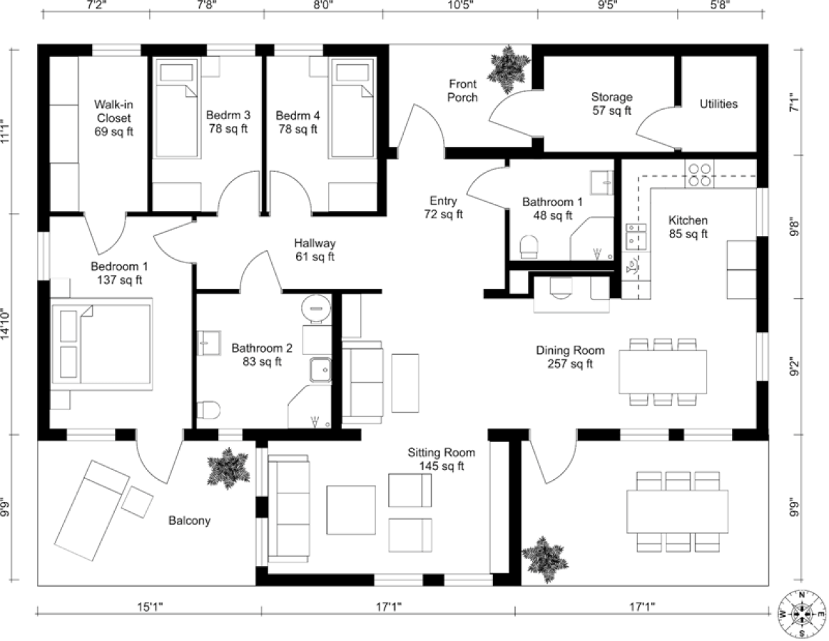 DLF Andheri Floor Plan